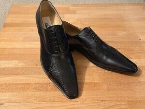 New Mondo di Marco Elegant Black Leather Oxford Shoes - Made in Italy